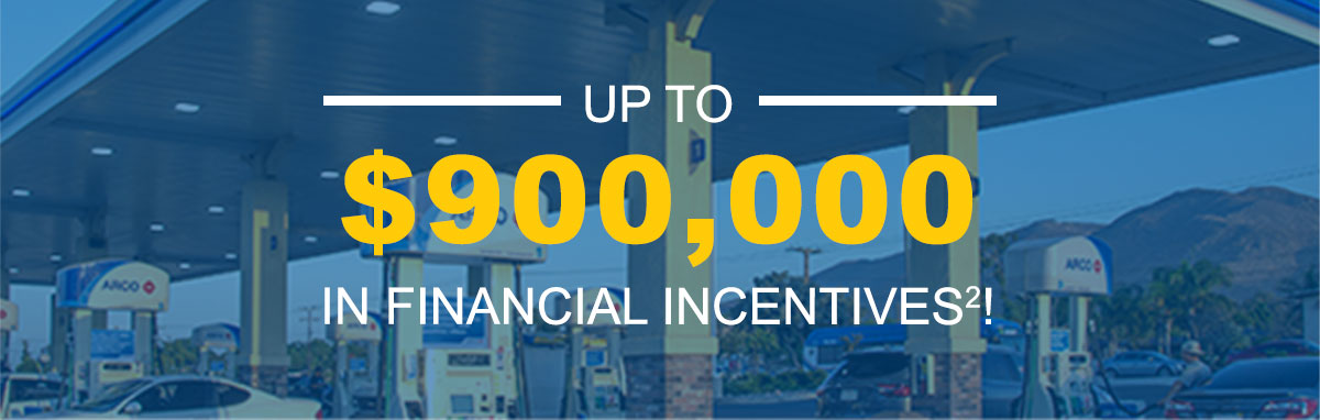 Up to $900,000+ in financial incentives!