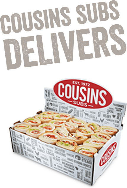 Cousins Subs Delivers