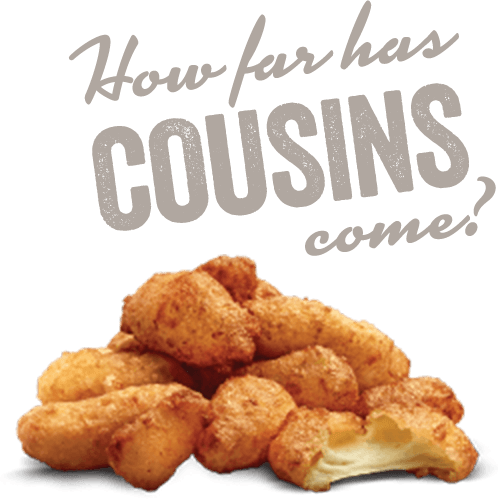 How far has Cousins come?