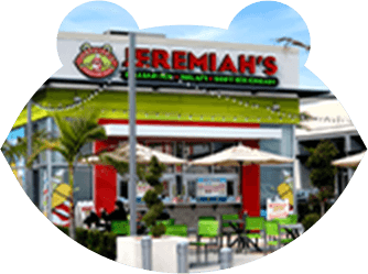 Jeremiah's exterior inside a frog shape