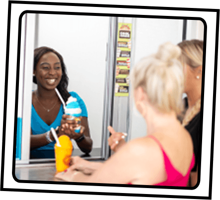 Jeremiah's customers being served